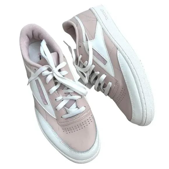 MADEWELL x REEBOK® Unisex Club C 85 Sneakers Soft Ecru/Chalk-Size 9.5 - Picture 5 of 9